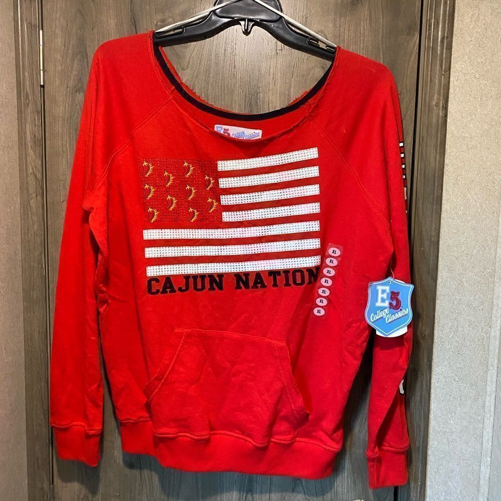 *NWT* E5 College Classics Cajun Nation XL Sweatshirt